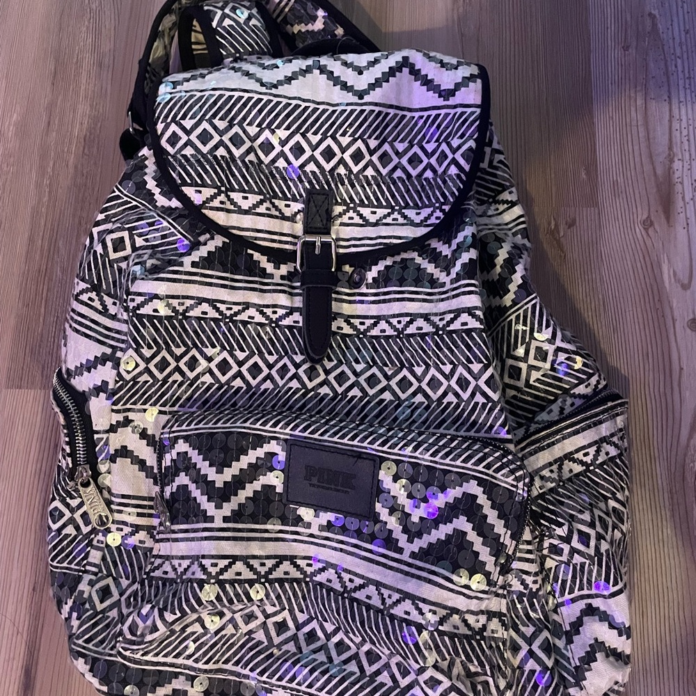 Victoria’s Secret pink vintage bling backpack